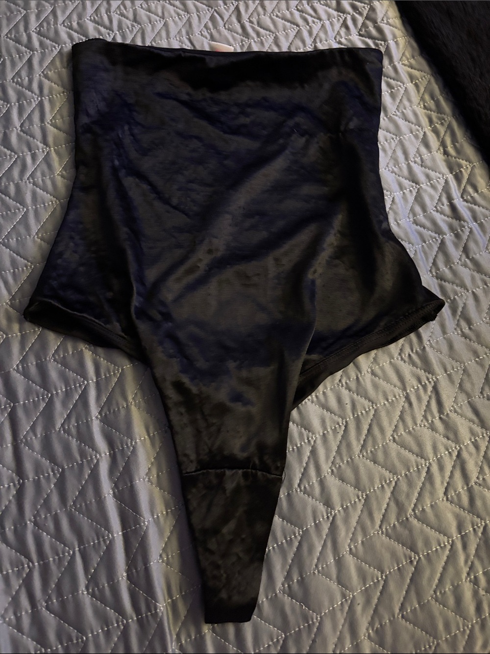 SPANX High-Waist Shaping Thong in Black